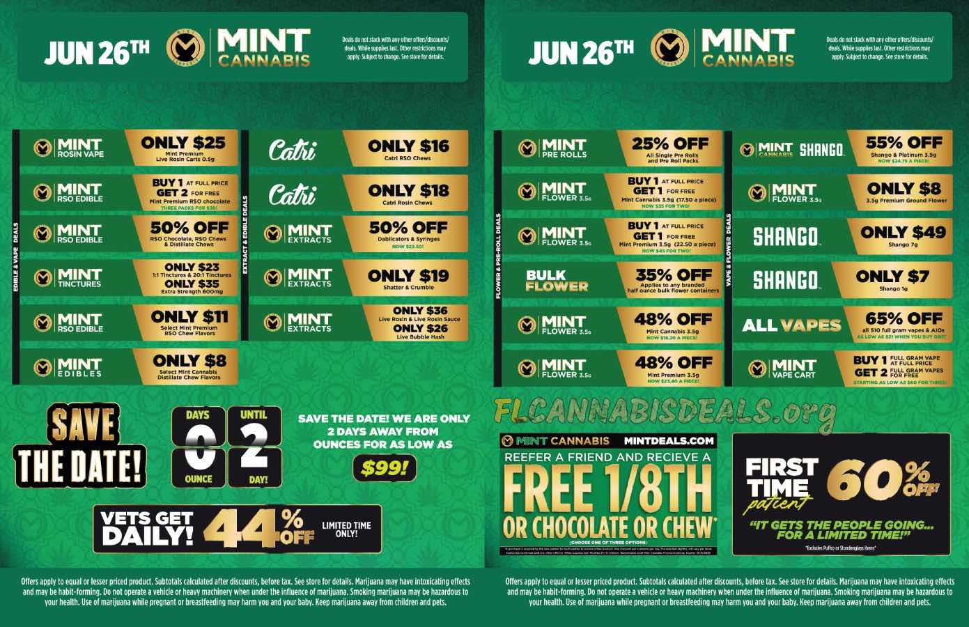 Deals Galore: BOGO, % Off, and Special Pricing - Cannabis deal image