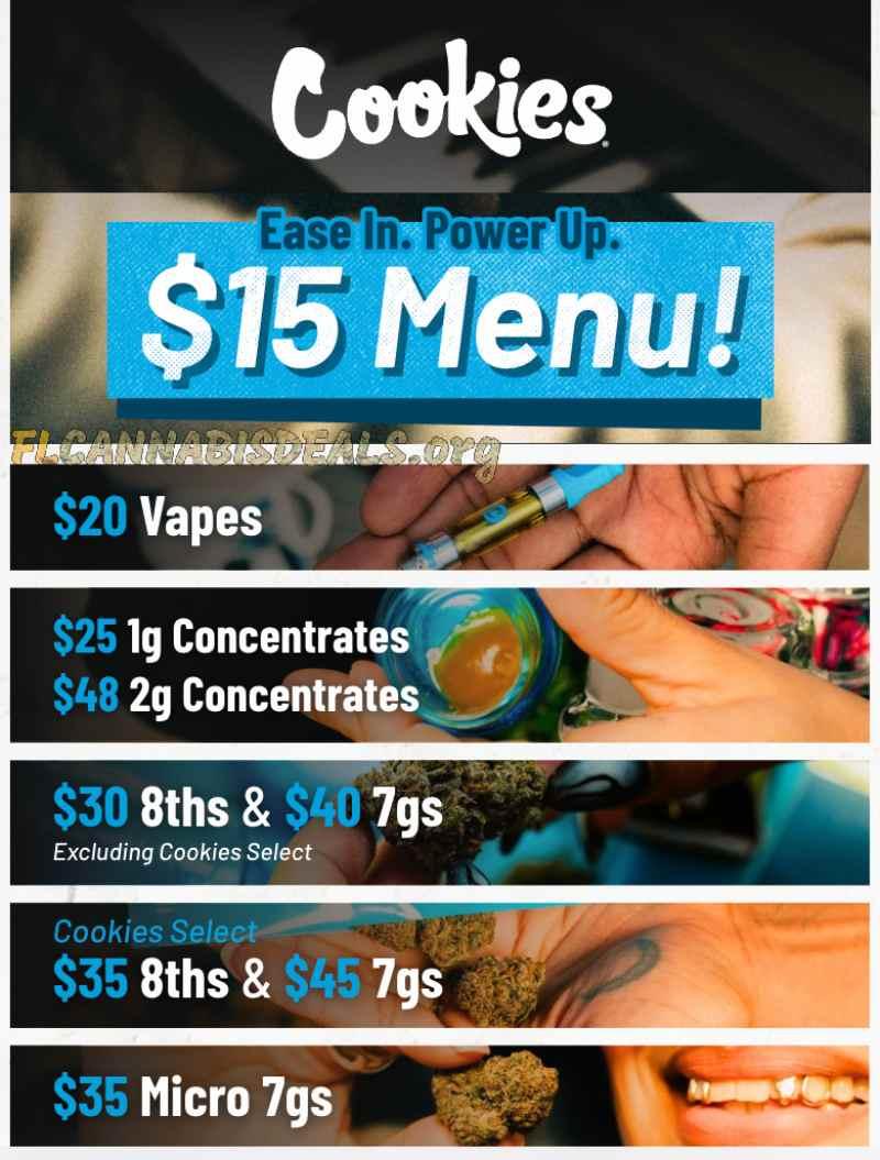 Cookies $15 Menu Deals & More! - Cannabis deal image