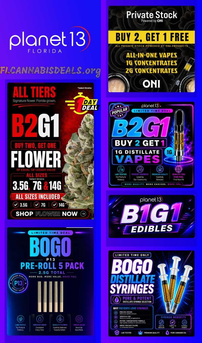 BOGO Deals on Flower, Vapes, Edibles & More - Cannabis deal image