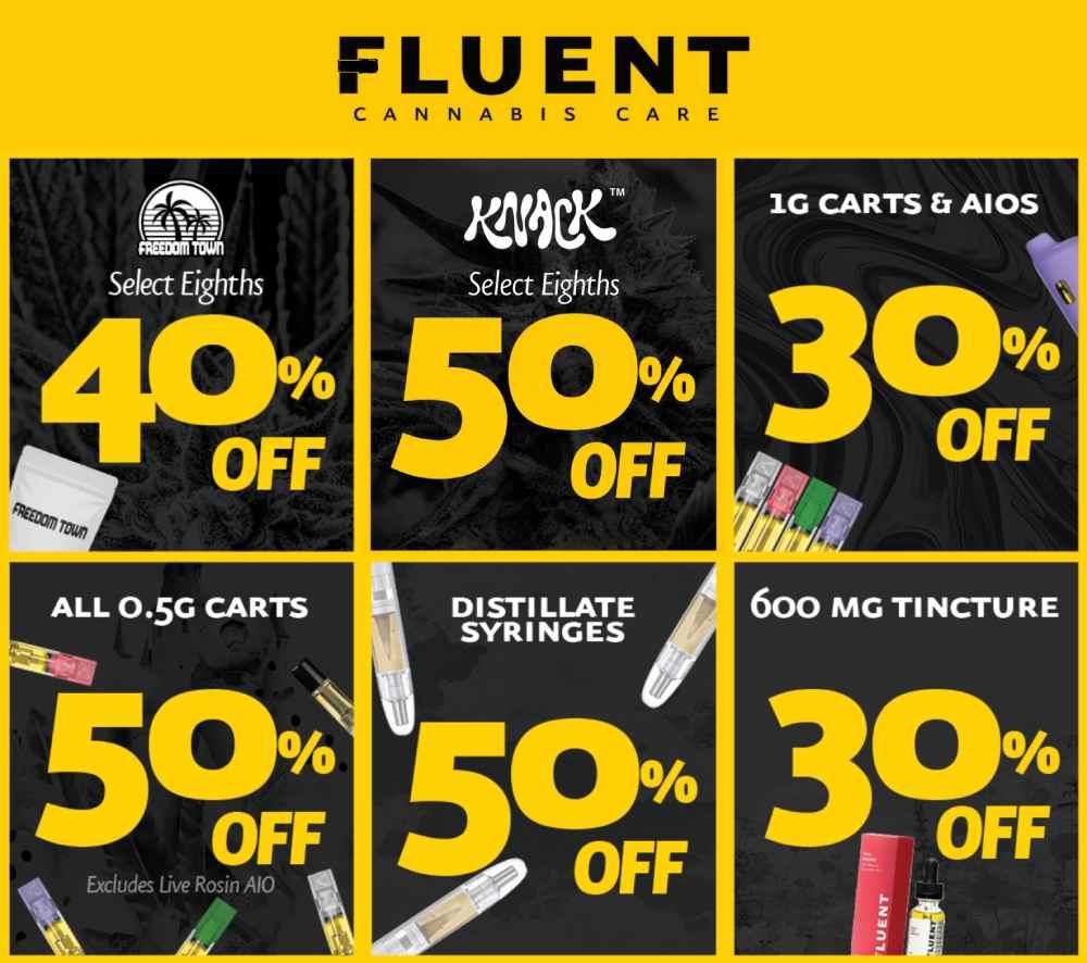 Big Savings on Flower, Carts, and Tinctures! - Cannabis deal image