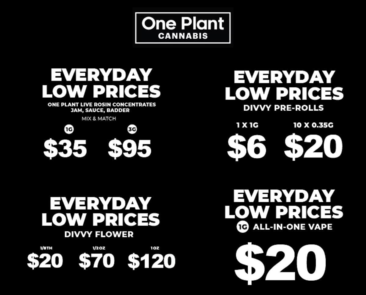 Everyday Low Prices on Flower, Vapes, and More - Cannabis deal image