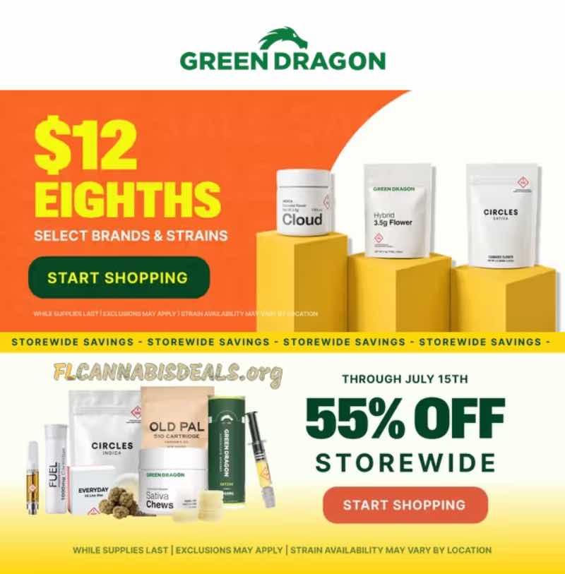 55% Off Storewide & $12 Eighths - Cannabis deal image