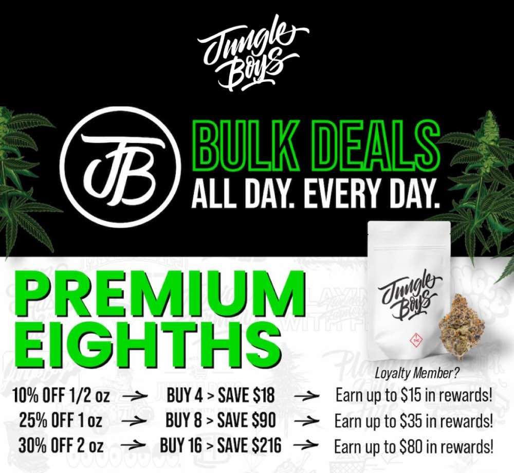 Bulk Deals on Premium Eights & Loyalty Rewards - Cannabis deal image