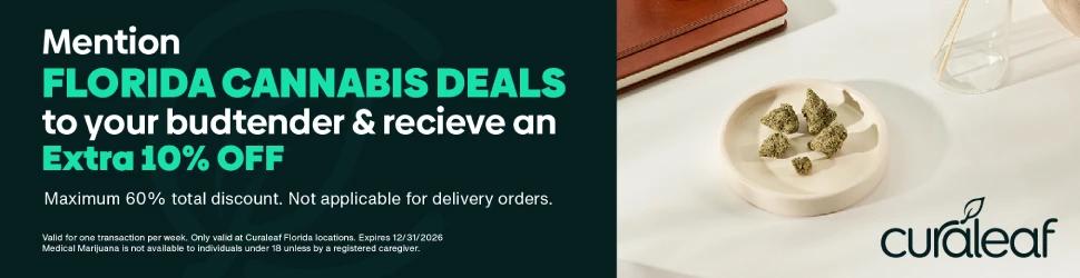 Extra 10% Off Florida Cannabis Deals - Cannabis deal image