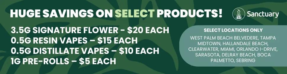 Huge Savings on Select Products! - Cannabis deal image