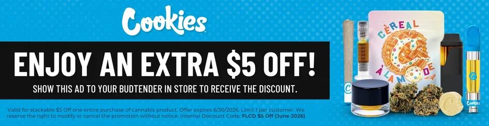 Extra $5 Off Your Purchase! - Cannabis deal image