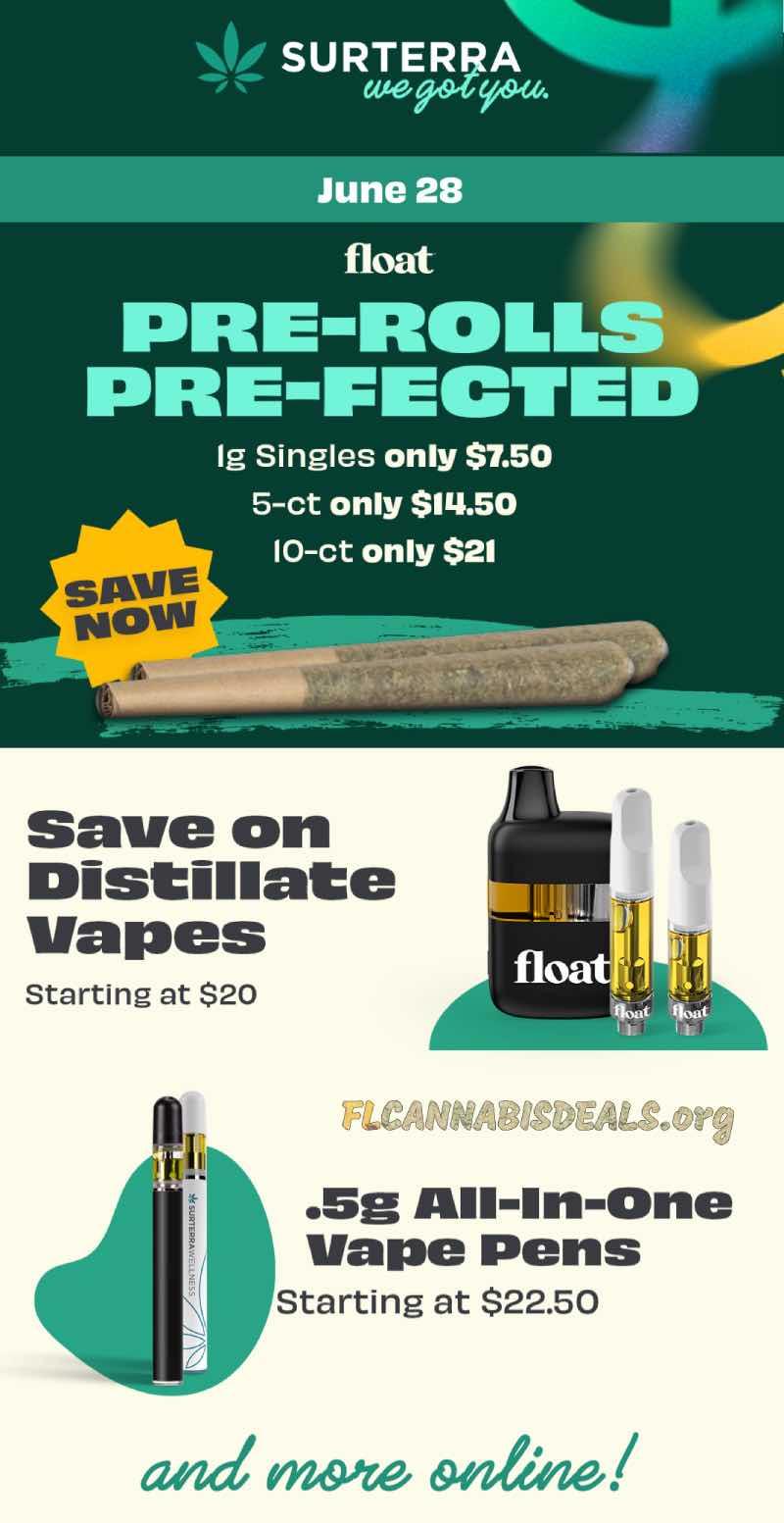 Pre-Rolls, Vapes, and More Deals - Cannabis deal image