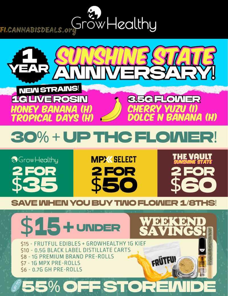 Anniversary Deals: Flower, Vapes, Edibles & More! - Cannabis deal image