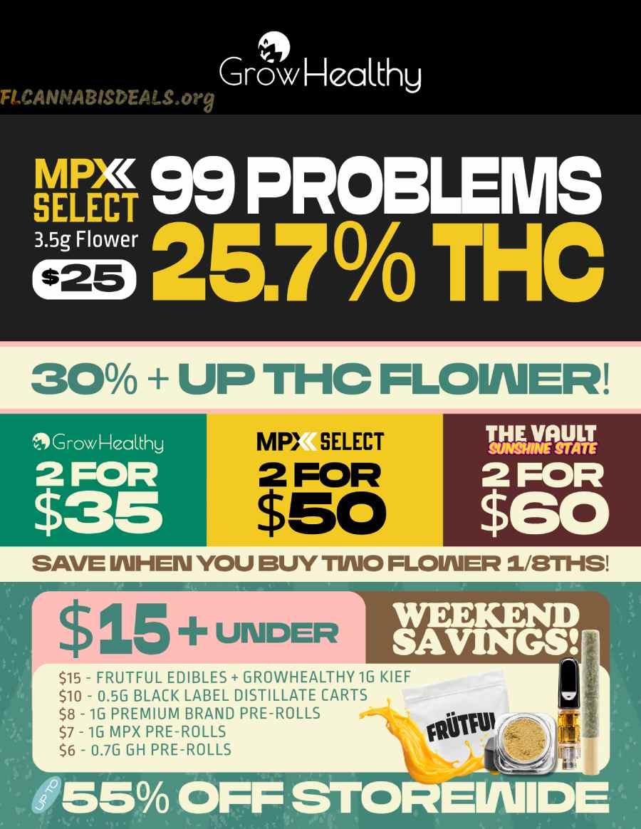 Flower Deals & 55% Off Storewide - Cannabis deal image
